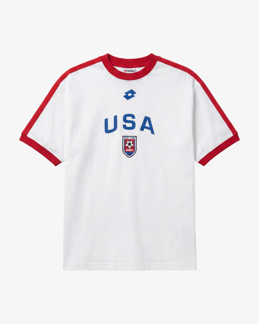 Legacy Tee USA in White | Lotto Sport