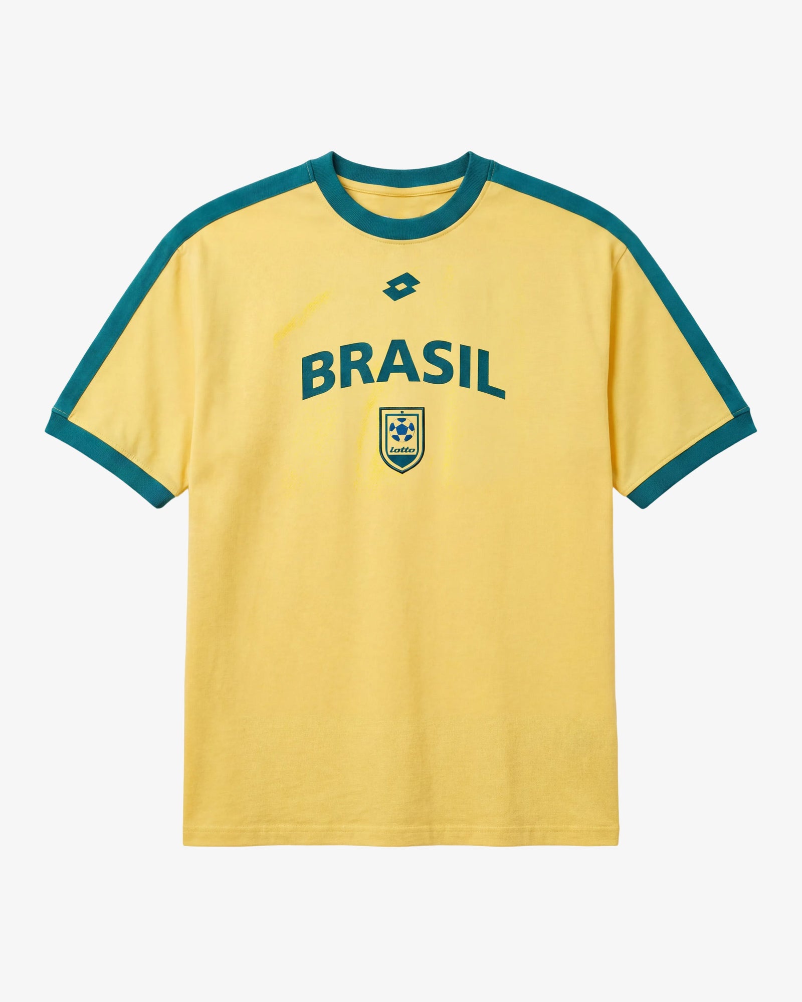 Lotto Sport Yellow Legacy Tee Brazil
