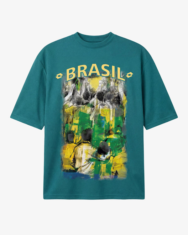 Lotto Sport Green Match Report Tee Brazil