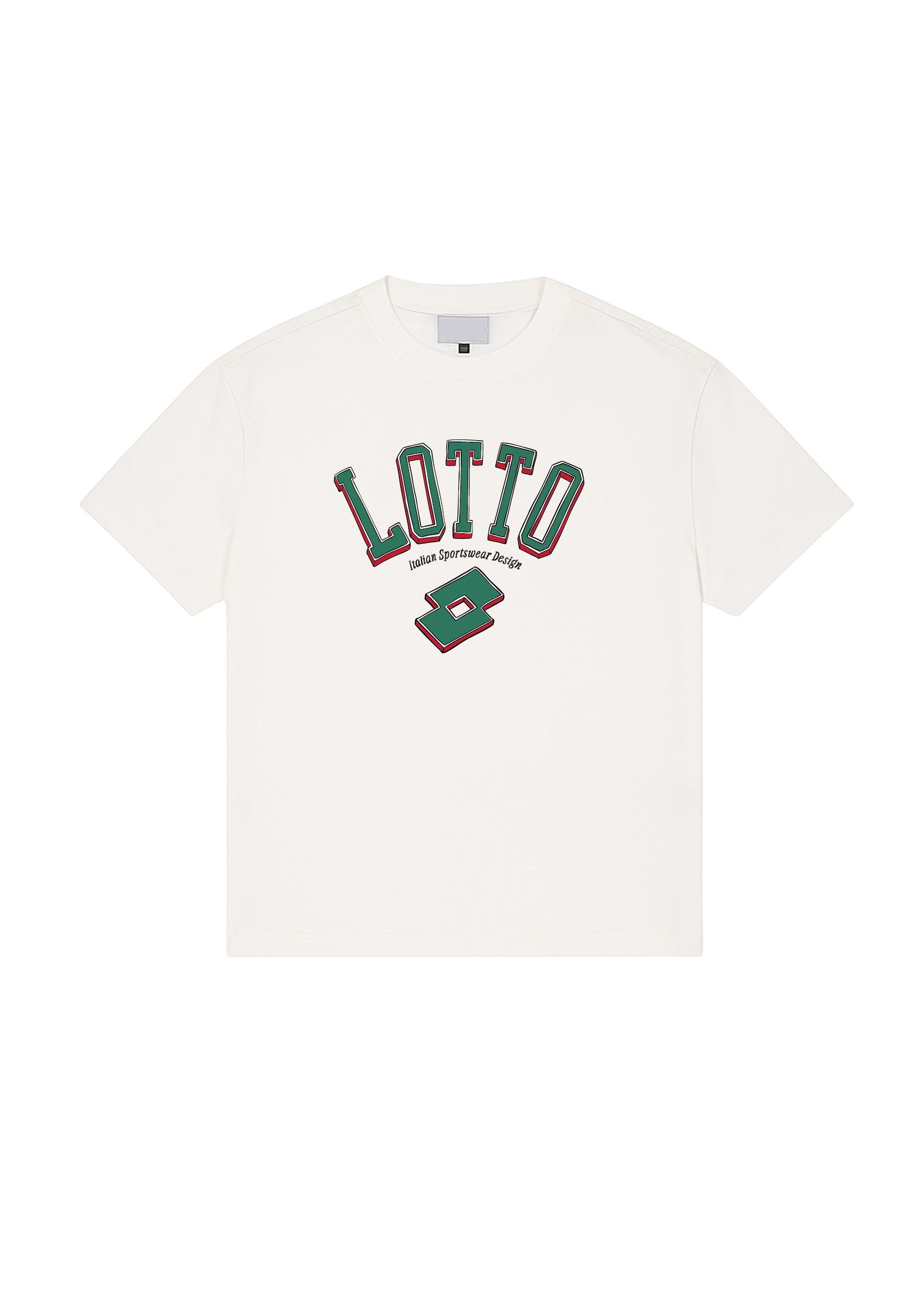 Lotto Sport Cream Legends Live Here Short Sleeve T-Shirt