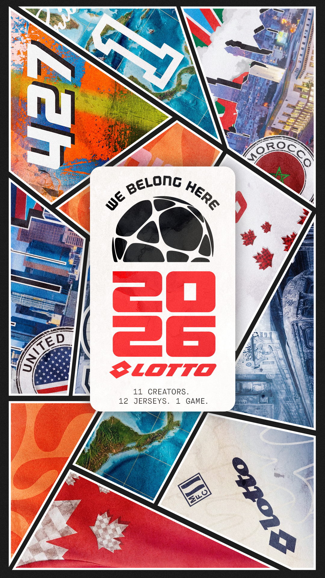 The Vault hero image showing the we belong here logo and a collage of creators and designs