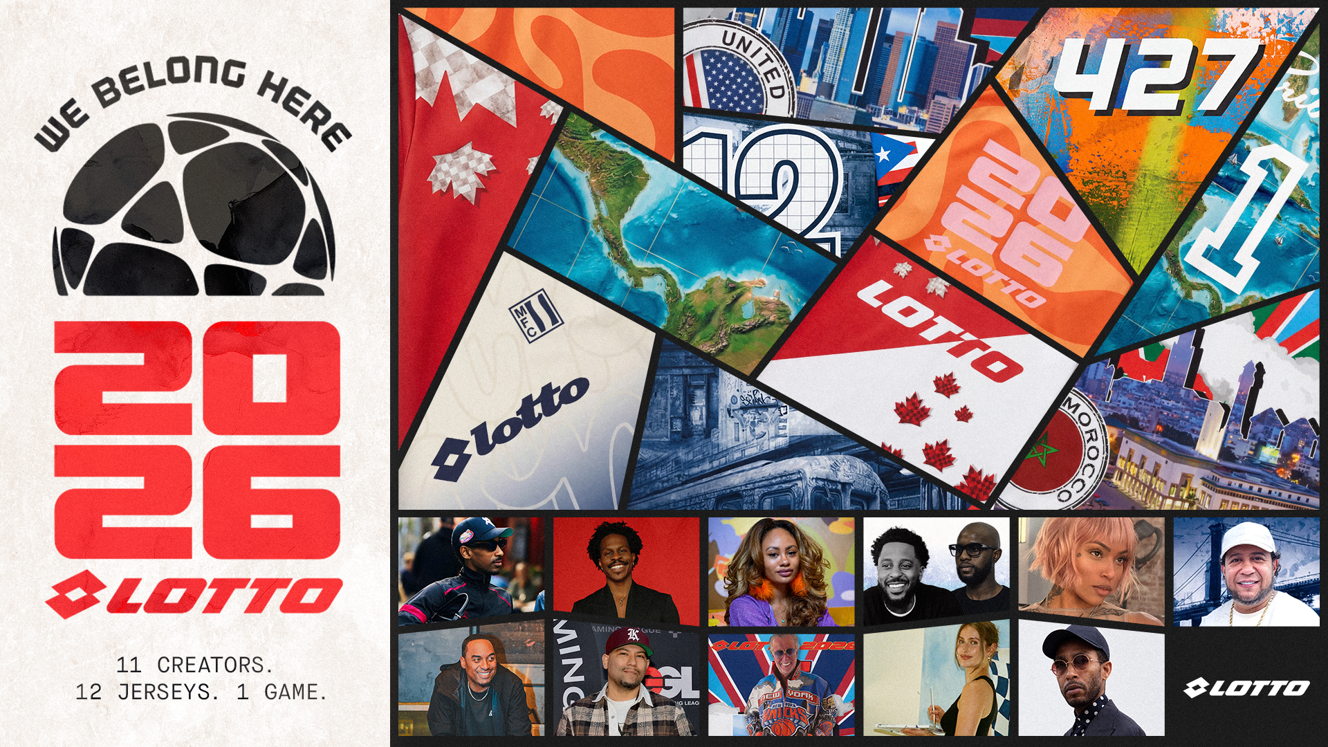 The Vault hero image showing the we belong here logo and a collage of creators and designs