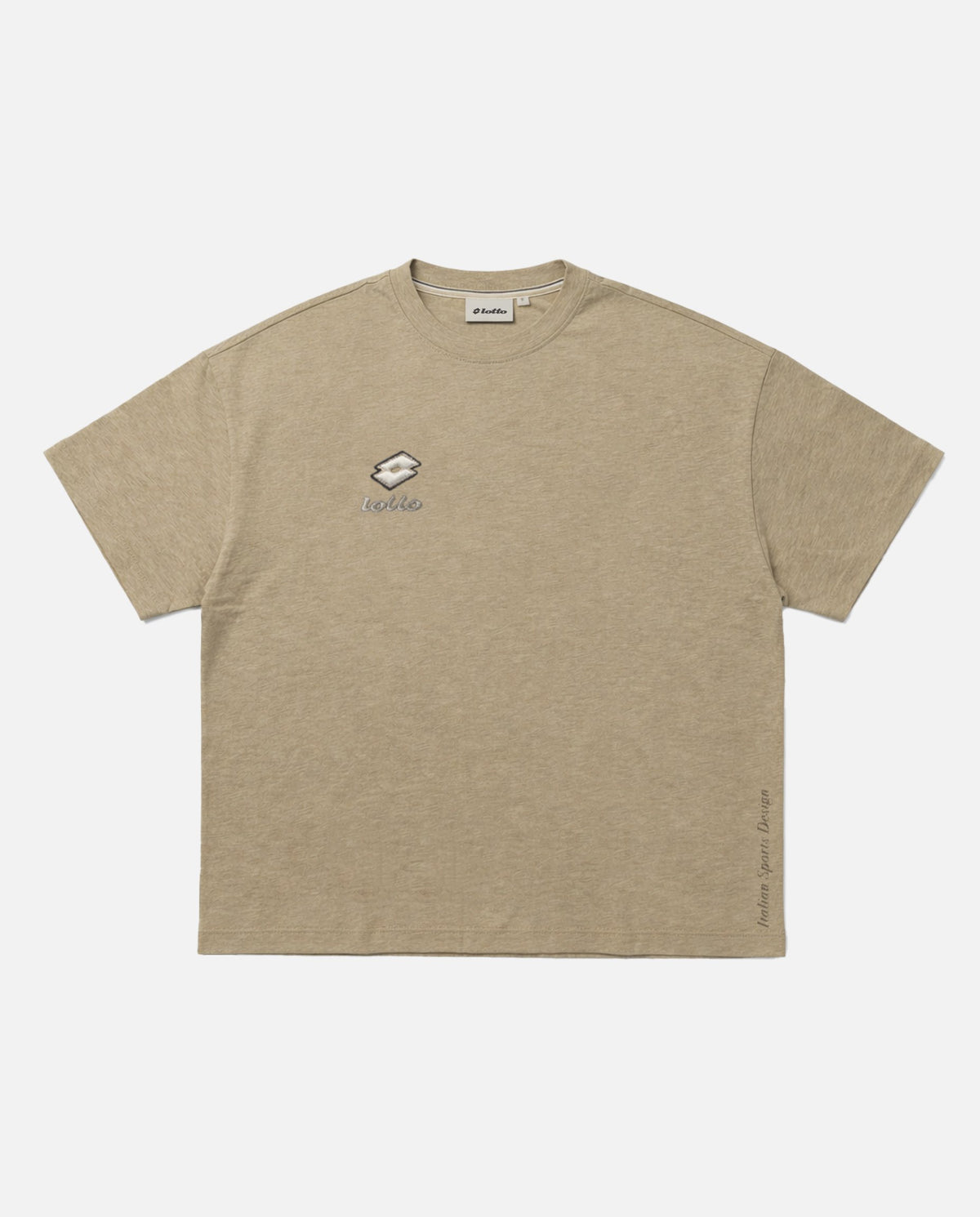 Lotto Sport Oatmeal Uniforme Short Sleeve Tee
